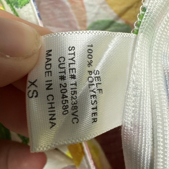 *READ* VICI 2 Piece Matching Set Skirt & Top Vibrant Floral Print Wome's Size XS - Picture 3 of 11